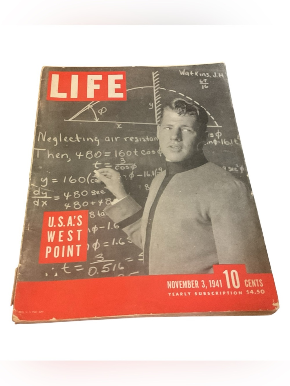Vintage LIFE Magazine Nov 3 1941 USA West Point Military Academy WWII Era 10 Cen